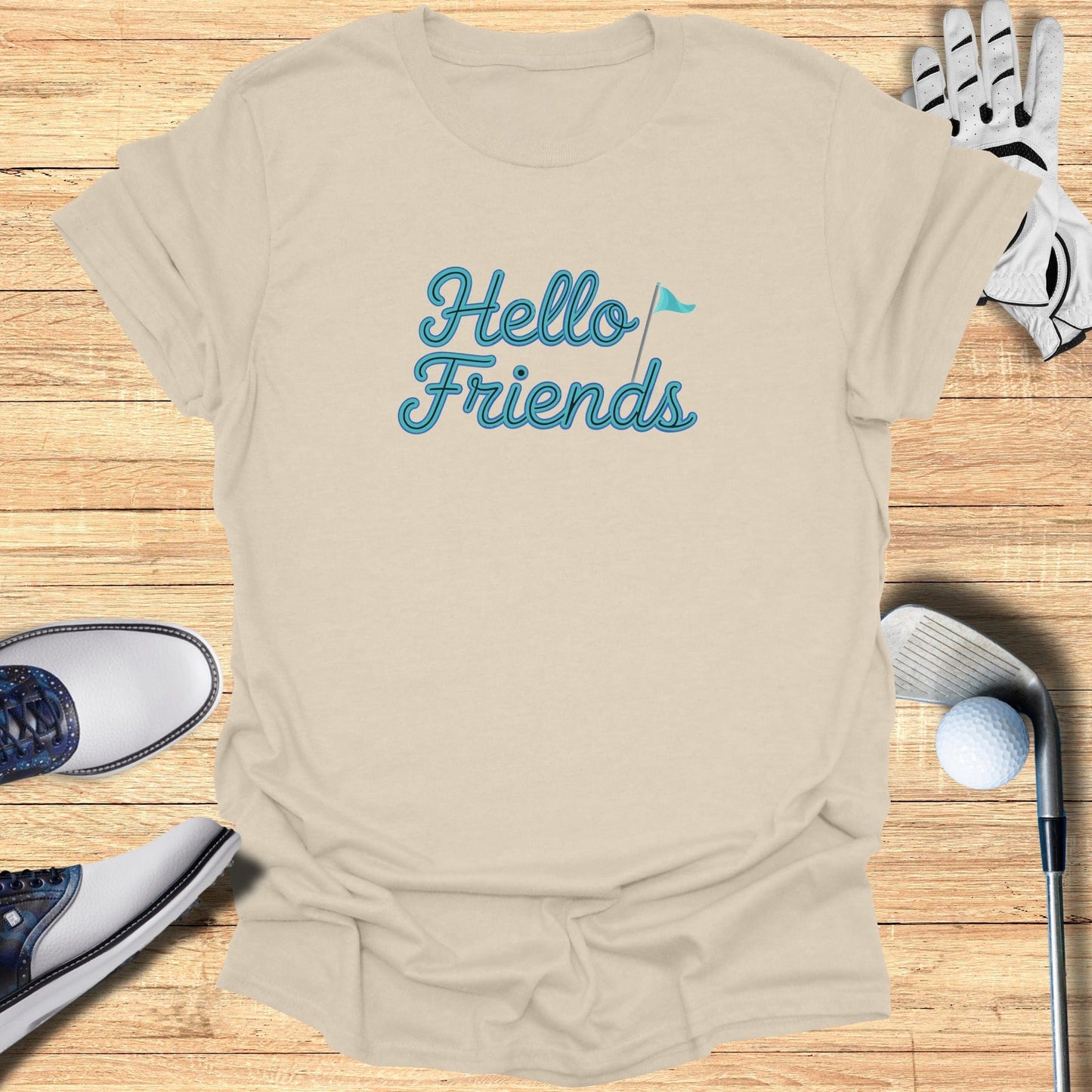 Hello Friends T-Shirt - Funny Golf Tee by Swing Epic