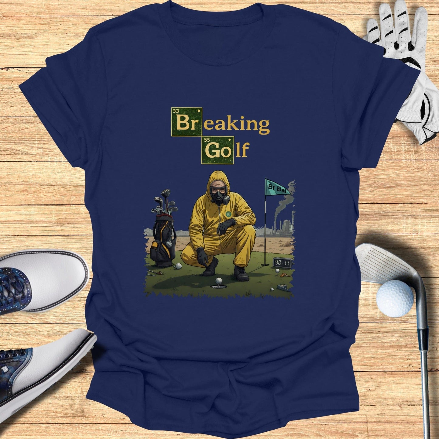Breaking Golf Graphic Tee with Unique Design