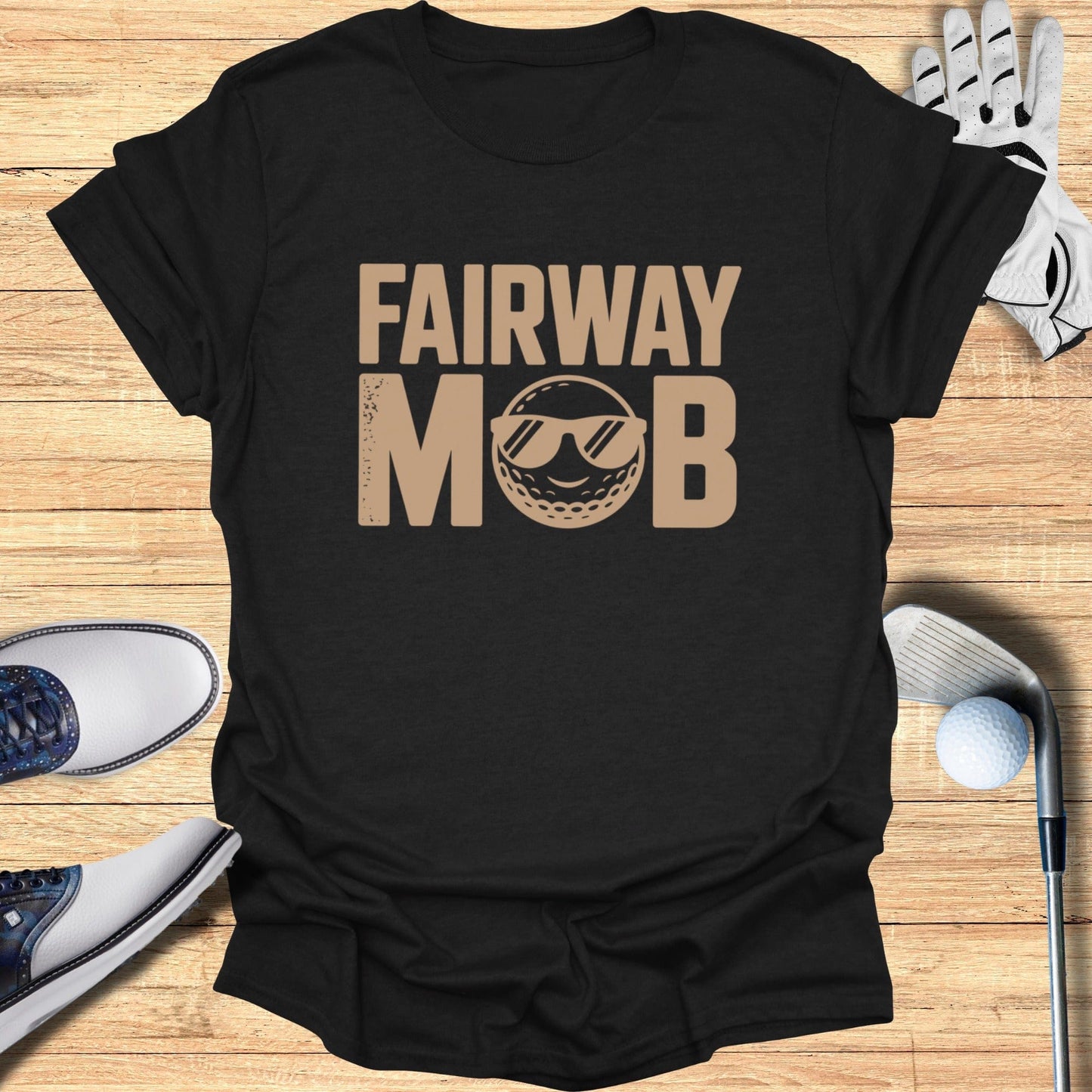 Fairway Mob T-Shirt - Funny Golf Tee by Swing Epic