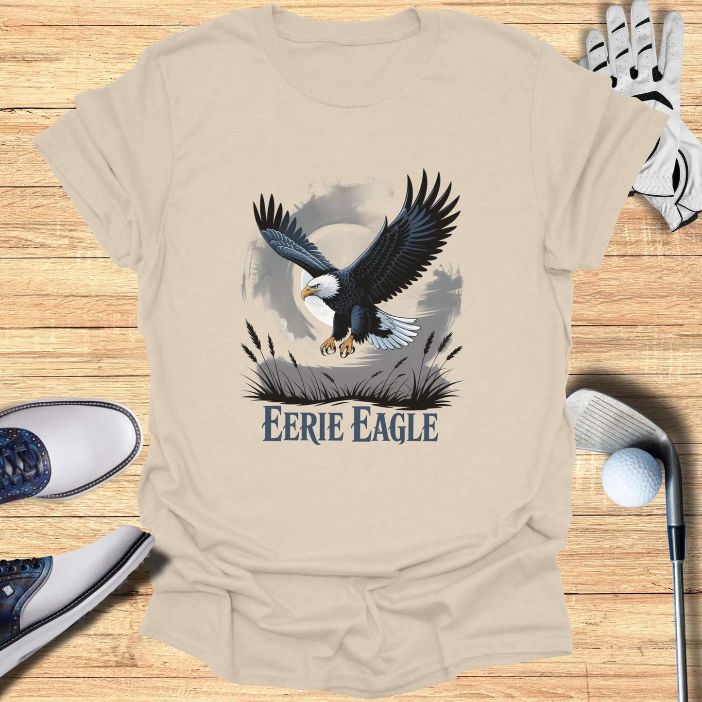 Eerie Eagle T-Shirt - Funny Golf Tee by Swing Epic