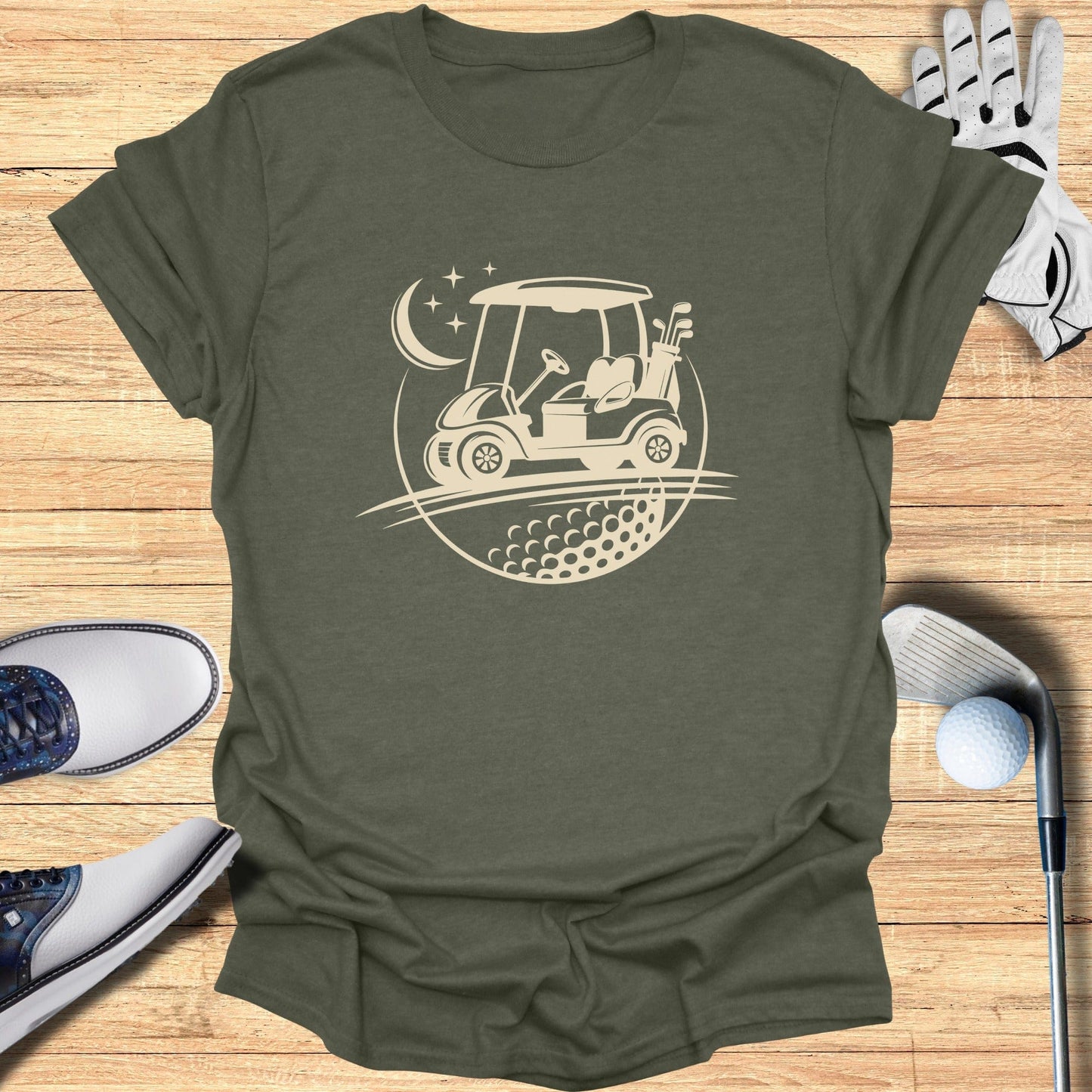 Rolling Deep T-Shirt - Funny Golf Tee by Swing Epic