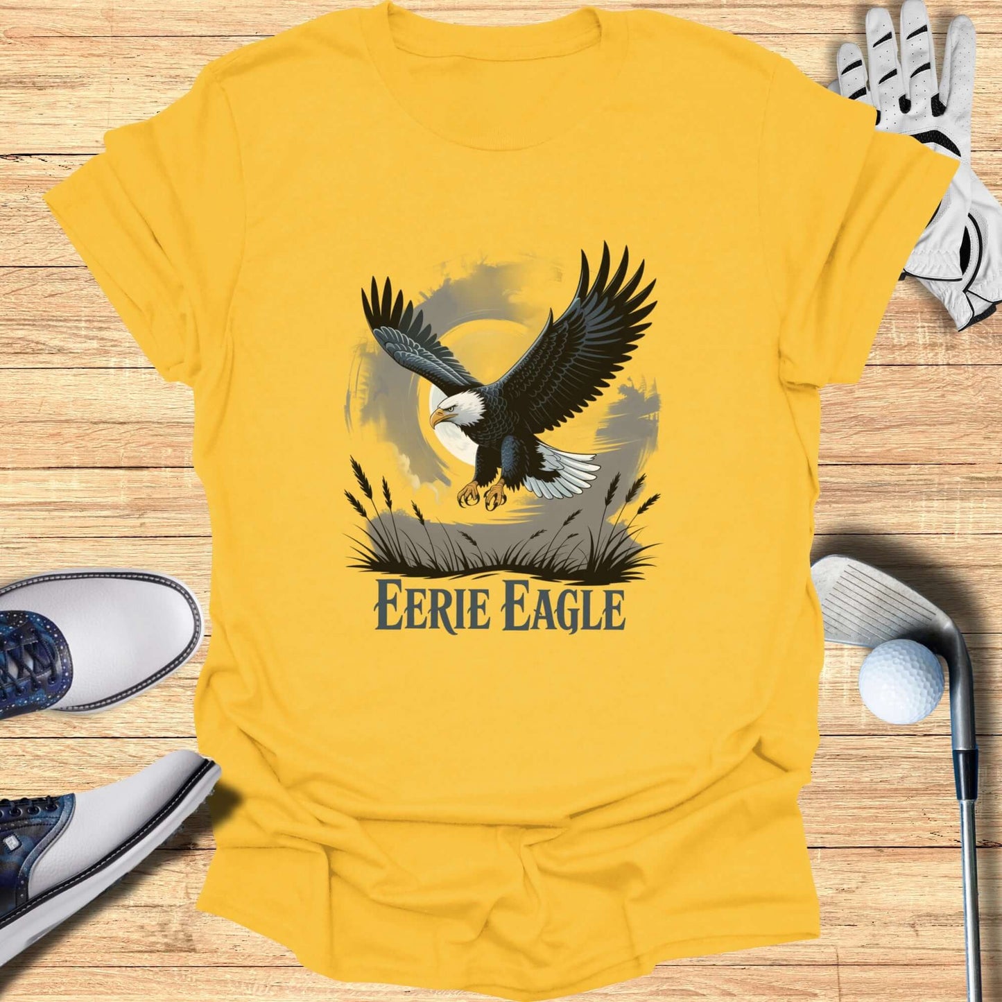Eerie Eagle T-Shirt - Funny Golf Tee by Swing Epic