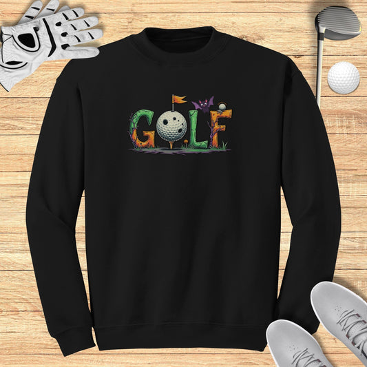 Halloween Golf Sweatshirt - Funny Golf Tee by Swing Epic