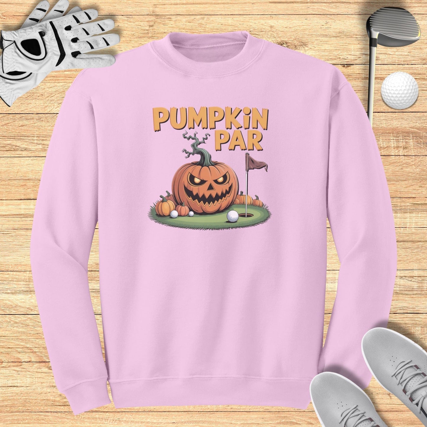 Pumpkin Par Sweatshirt - Funny Golf Tee by Swing Epic