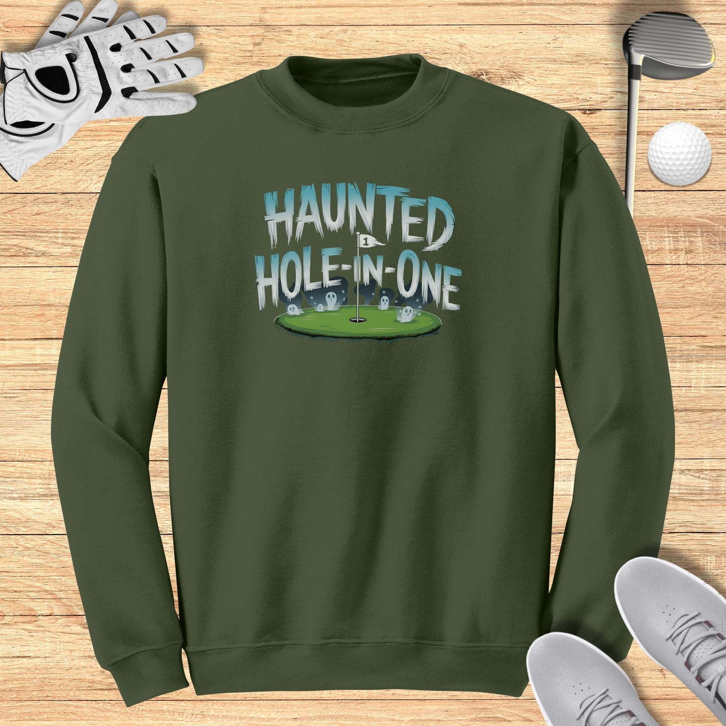 Haunted Hole In One Sweatshirt