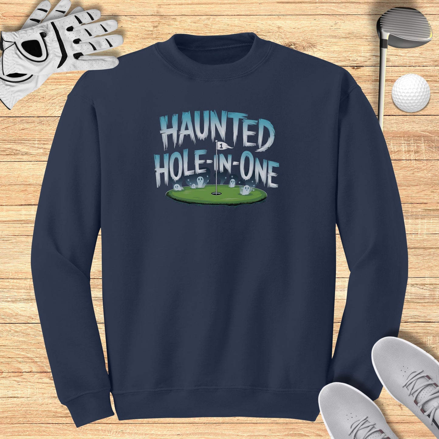 Haunted Hole In One Sweatshirt