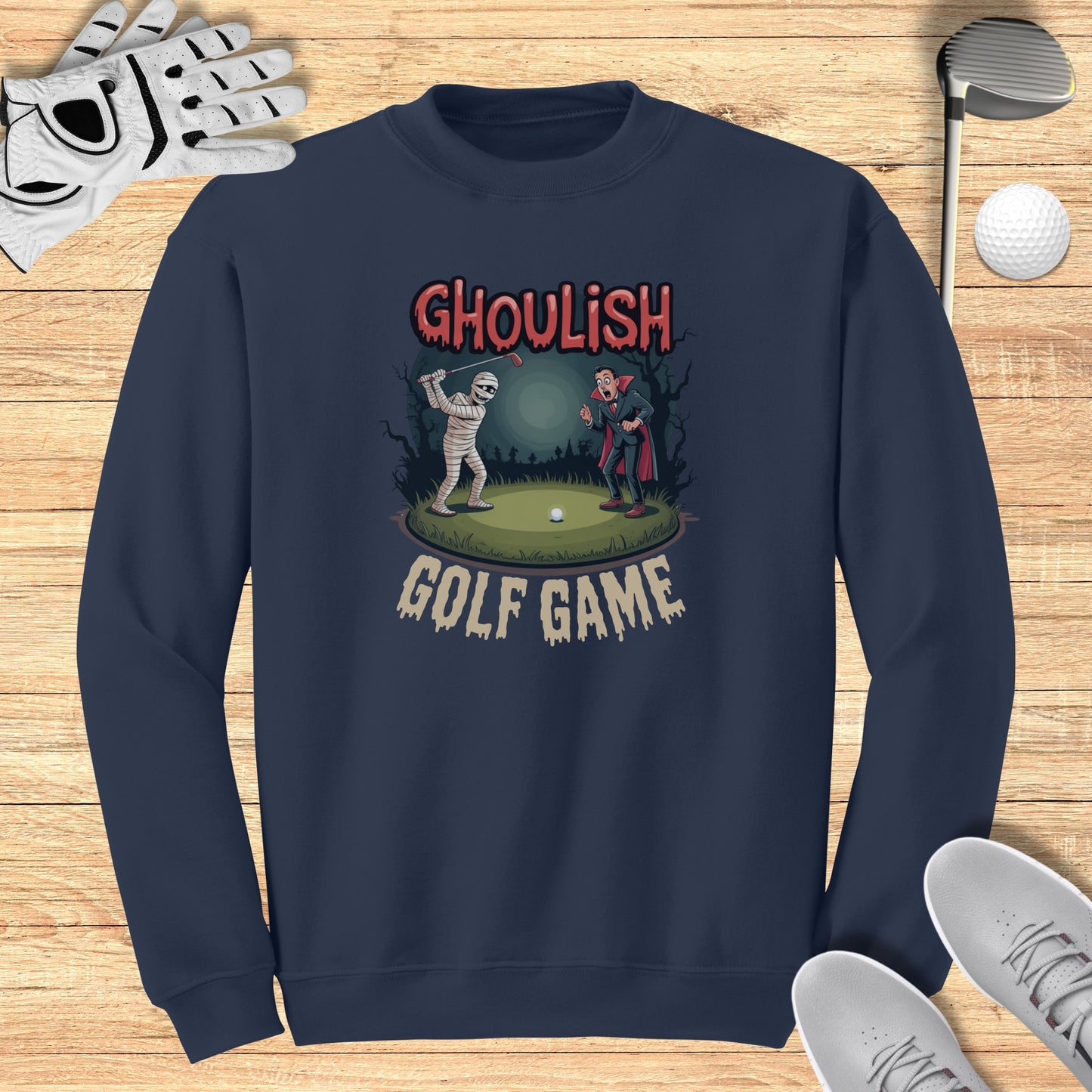 Ghoulish Golf Game Sweatshirt