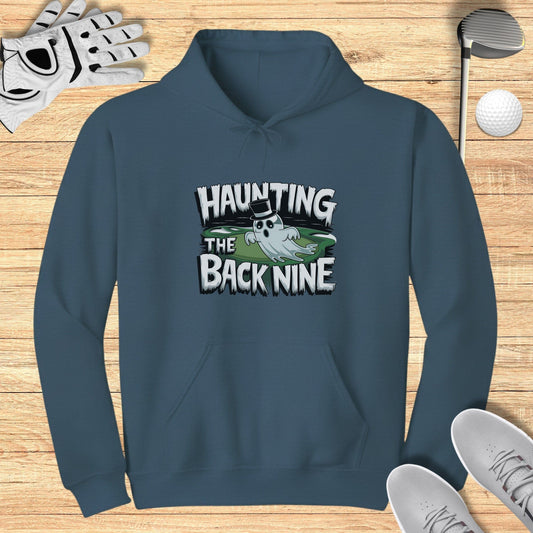 Haunting the Back Nine Hoodie - Funny Golf Tee by Swing Epic