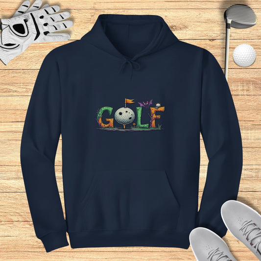Halloween Golf Hoodie - Funny Golf Tee by Swing Epic