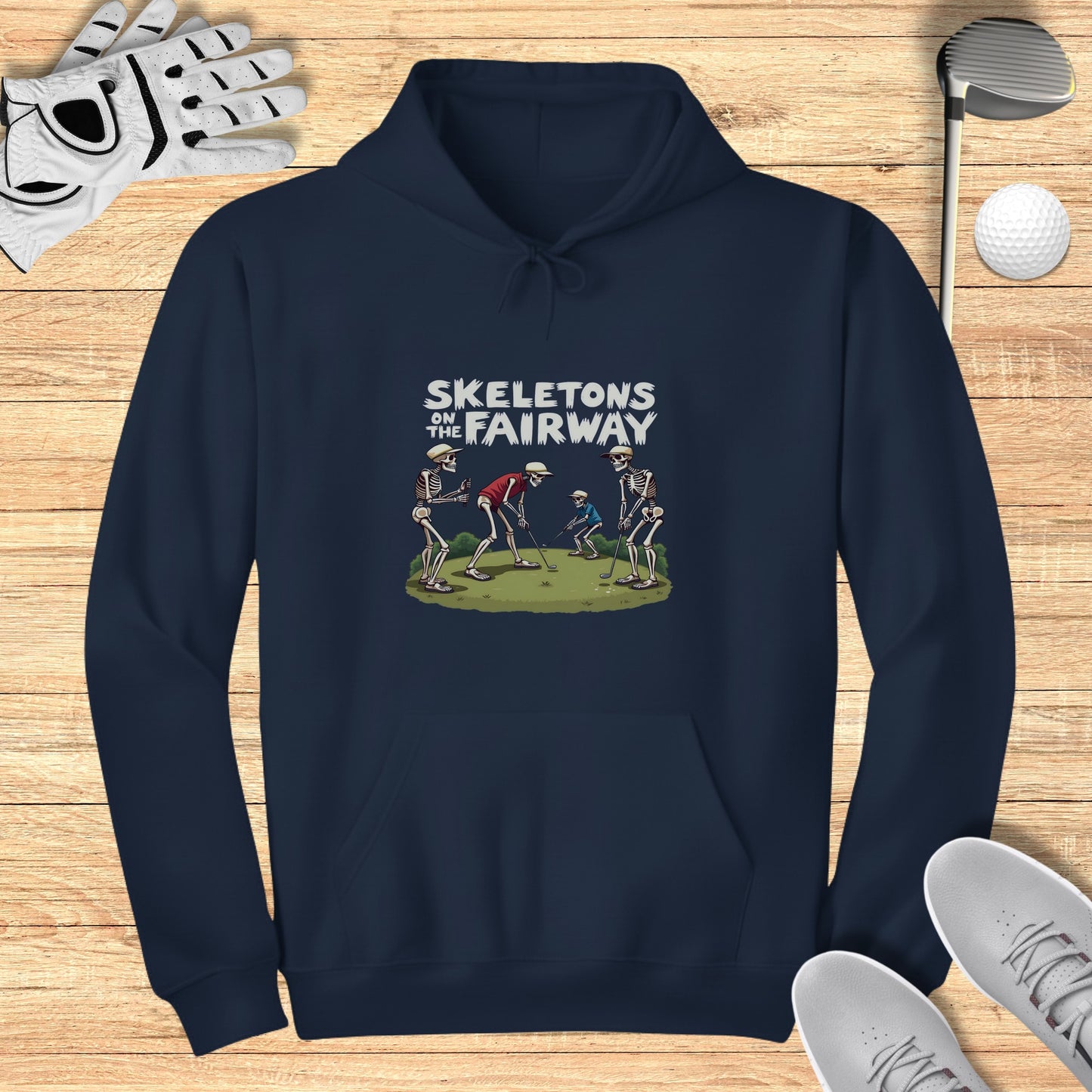 Skeletons on the Fairway Hoodie