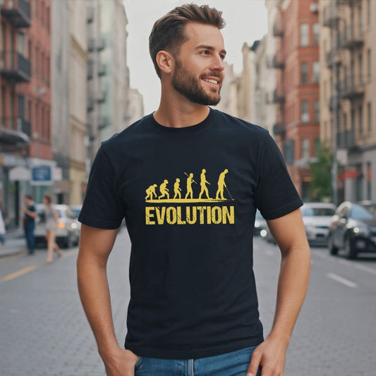 Evolution of Golf T-Shirt - Funny Golf T-Shirt by SwingEpic