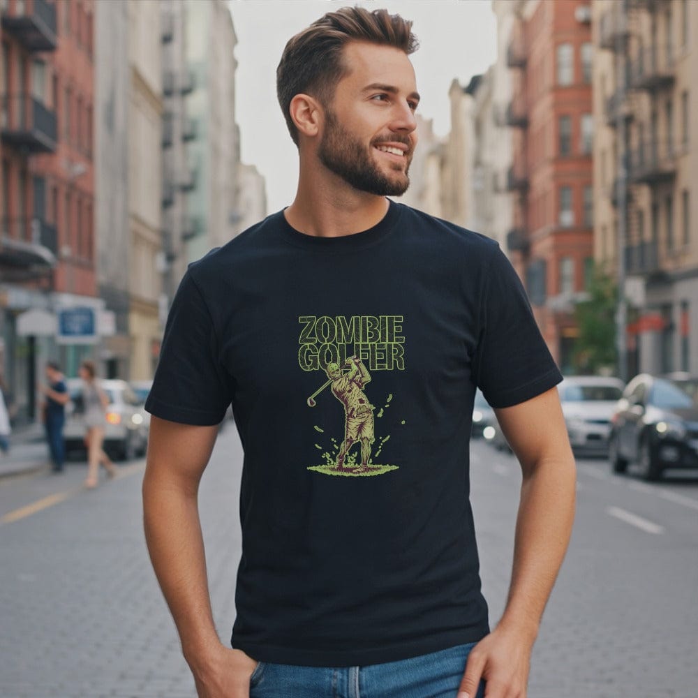 Zombie Golfer T-Shirt - Funny Golf Tee by Swing Epic