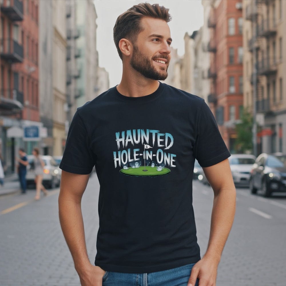 Haunted Hole In One T-Shirt - Funny Golf Tee by Swing Epic