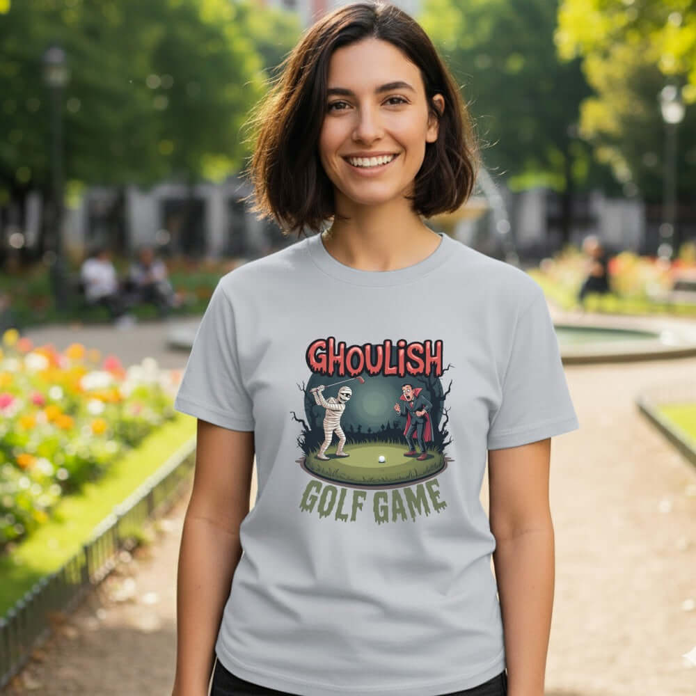 Ghoulish Golf Game T-Shirt - Funny Golf Tee by Swing Epic