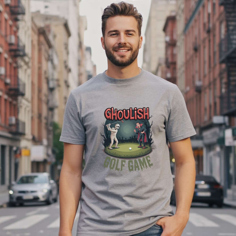 Ghoulish Golf Game T-Shirt - Funny Golf Tee by Swing Epic