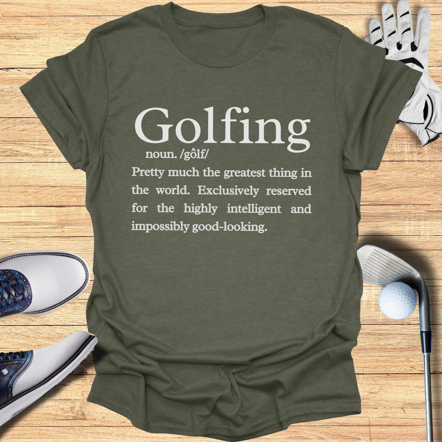 Golfing Definition T-Shirt - Funny Golf Tee by Swing Epic