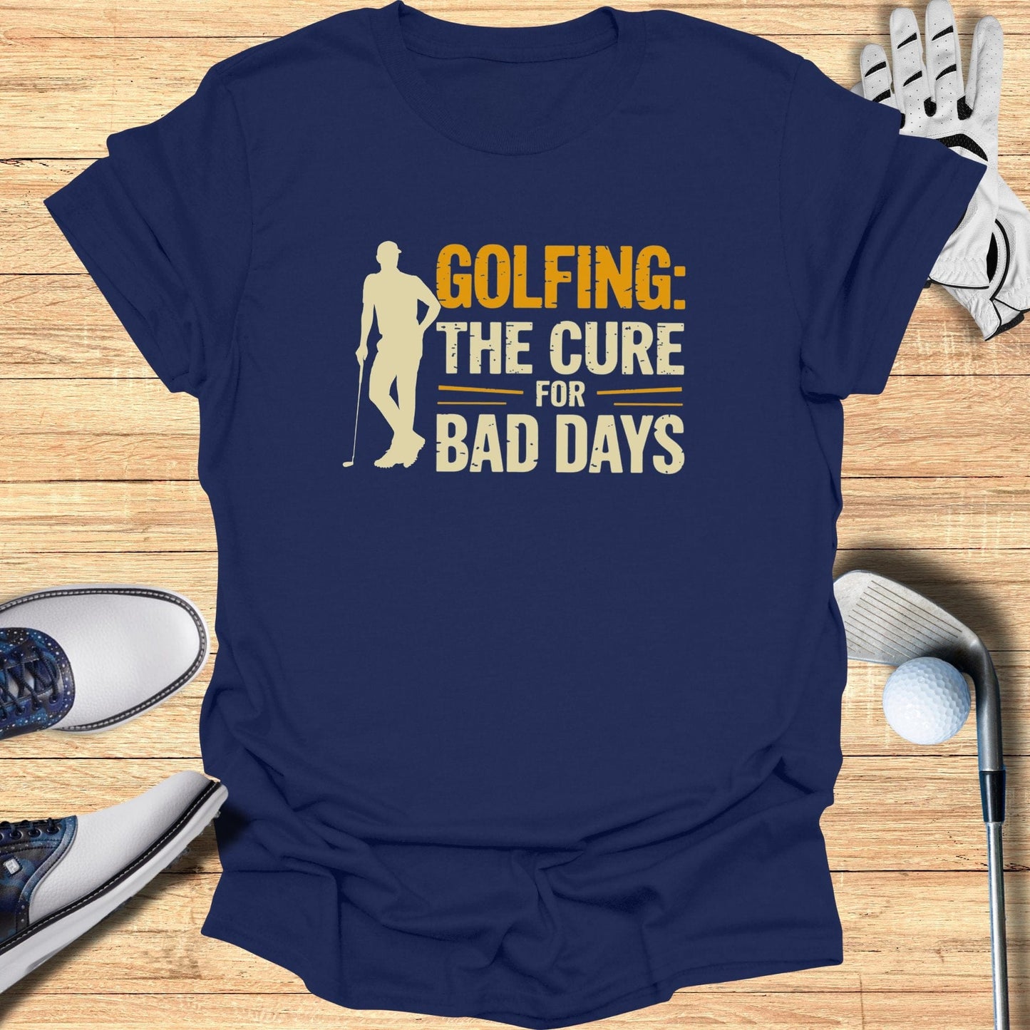 Golfing The Cure For T-Shirt - Funny Golf Tee by Swing Epic