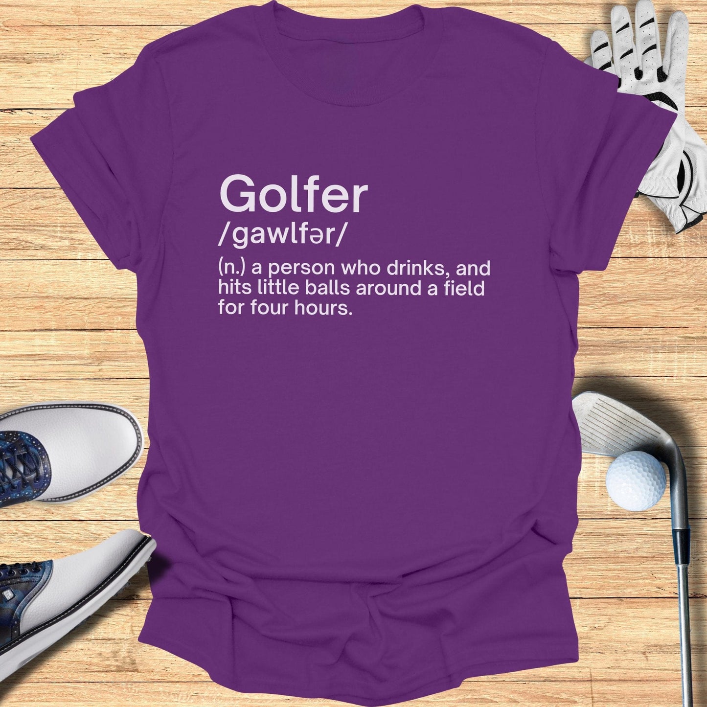 Golfer Definition T-Shirt - Funny Golf Tee by Swing Epic