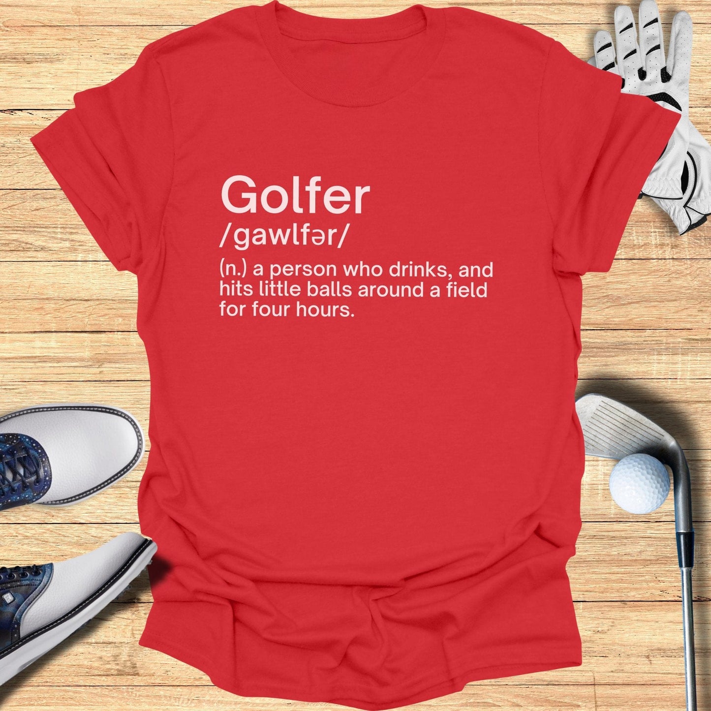 Golfer Definition T-Shirt - Funny Golf Tee by Swing Epic