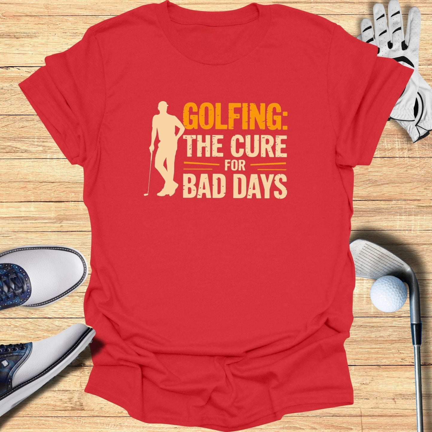 Golfing The Cure For T-Shirt - Funny Golf Tee by Swing Epic