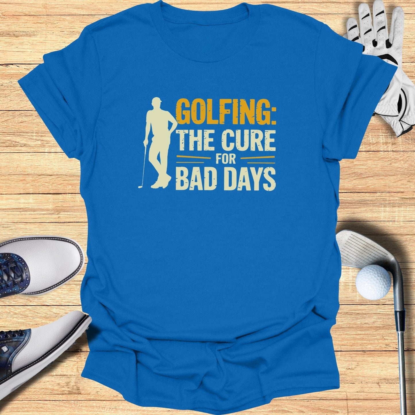 Golfing The Cure For T-Shirt - Funny Golf Tee by Swing Epic