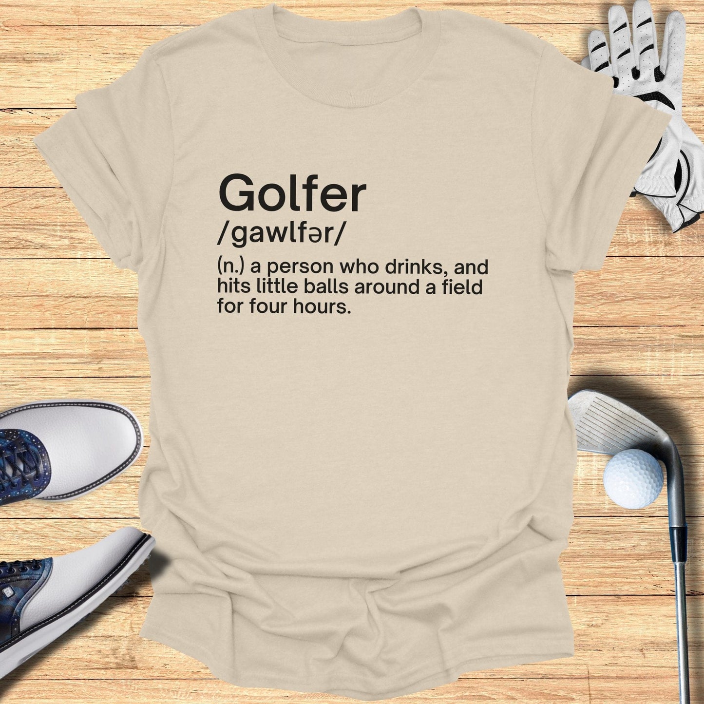 Golfer Definition T-Shirt - Funny Golf Tee by Swing Epic