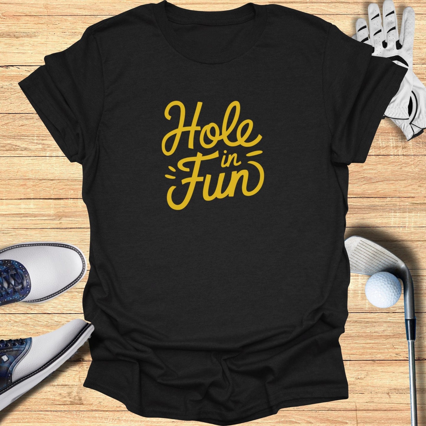 Hole In Fun T-Shirt - Funny Golf Tee by Swing Epic