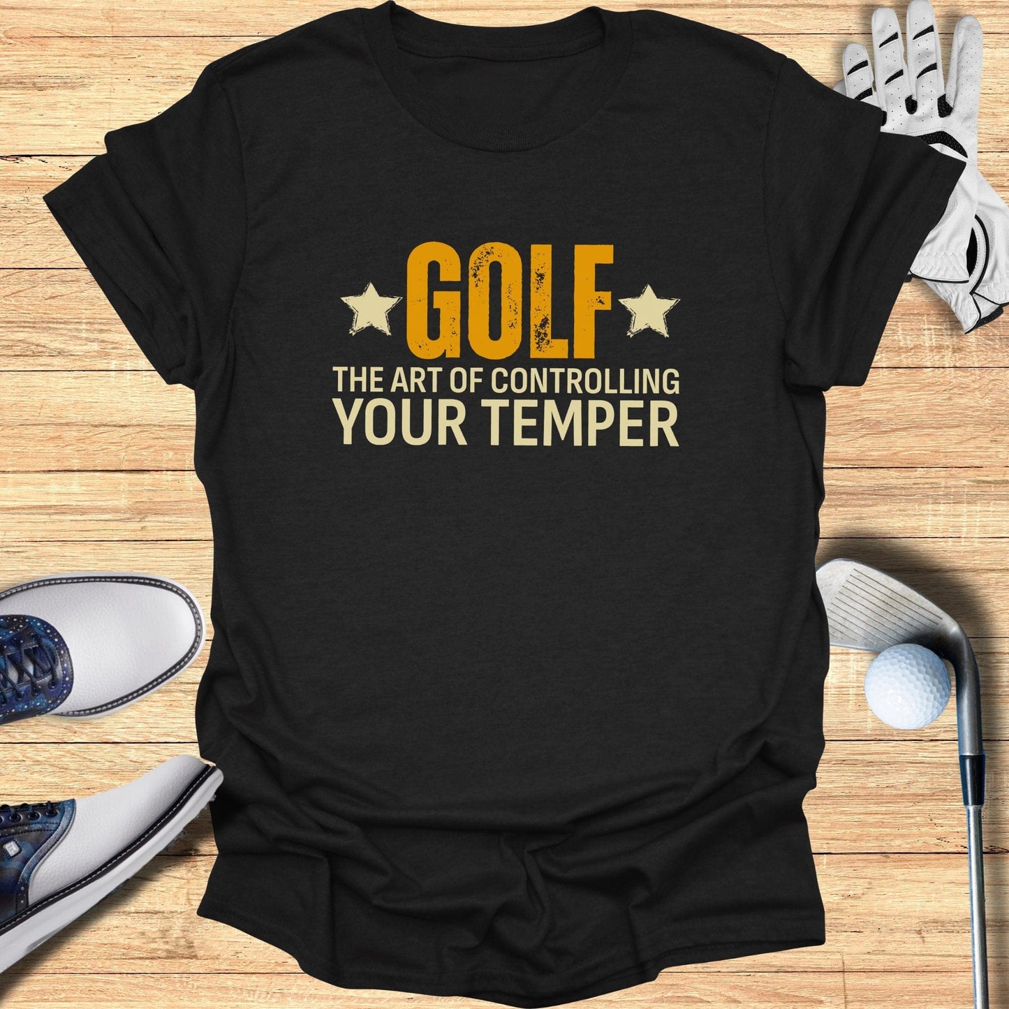 Golf The Art Of Controlling T-Shirt - Funny Golf Tee by Swing Epic