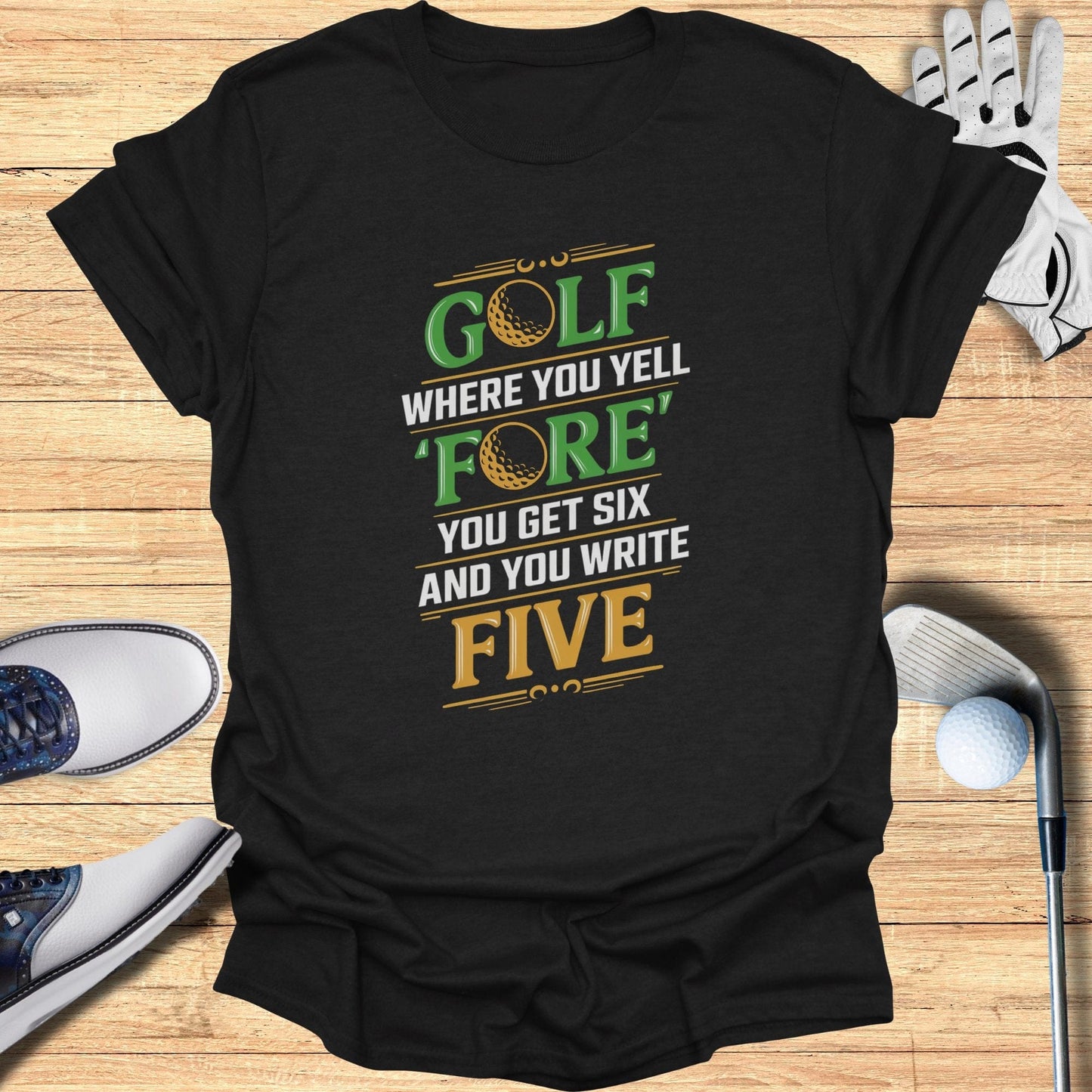 Golf Math T-Shirt - Funny Golf Tee by Swing Epic