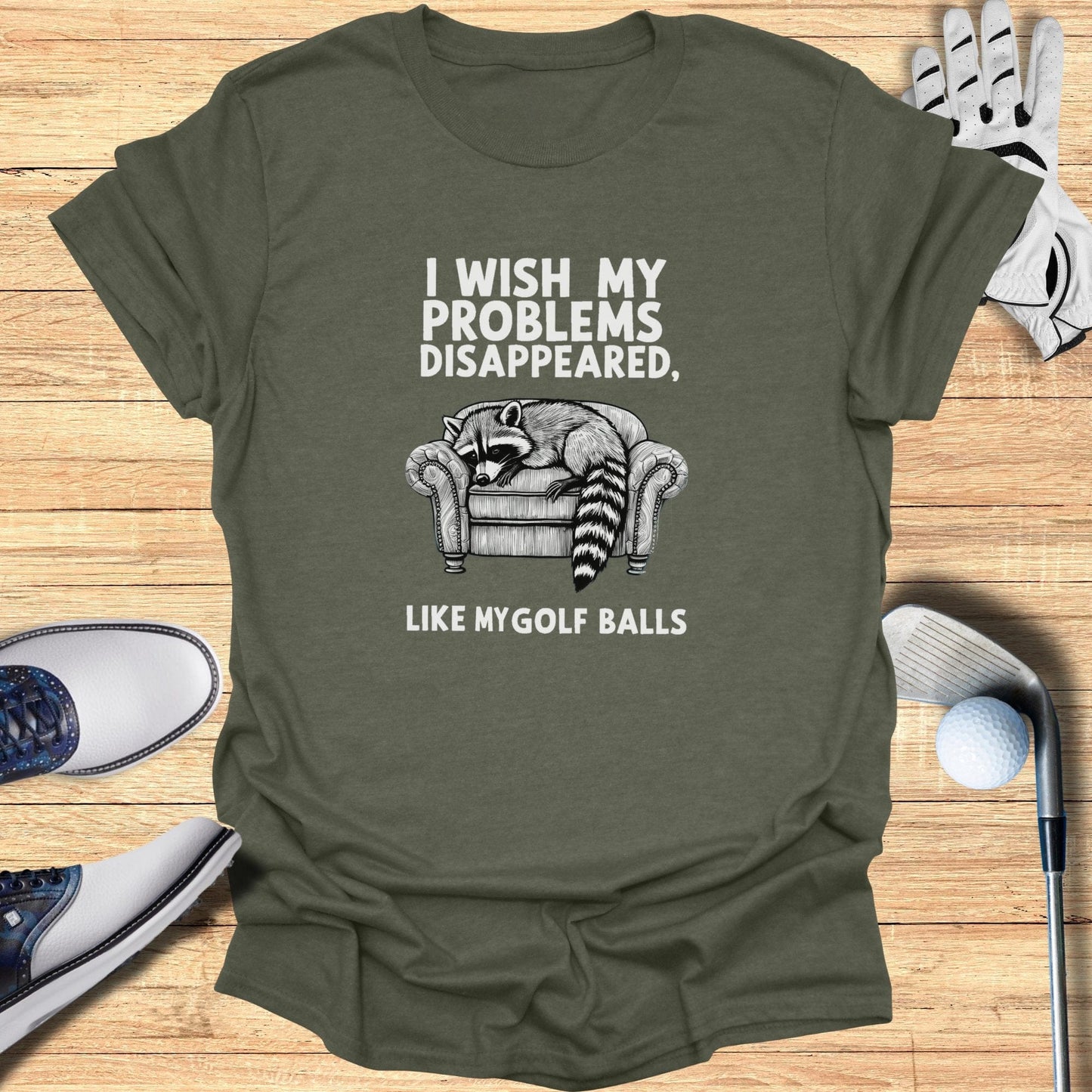 I wish My Problems T-Shirt - Funny Golf Tee by Swing Epic