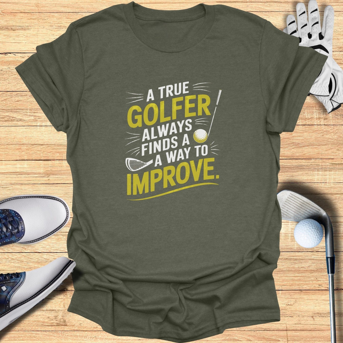 A True Golfer T-Shirt - Funny Golf Tee by Swing Epic