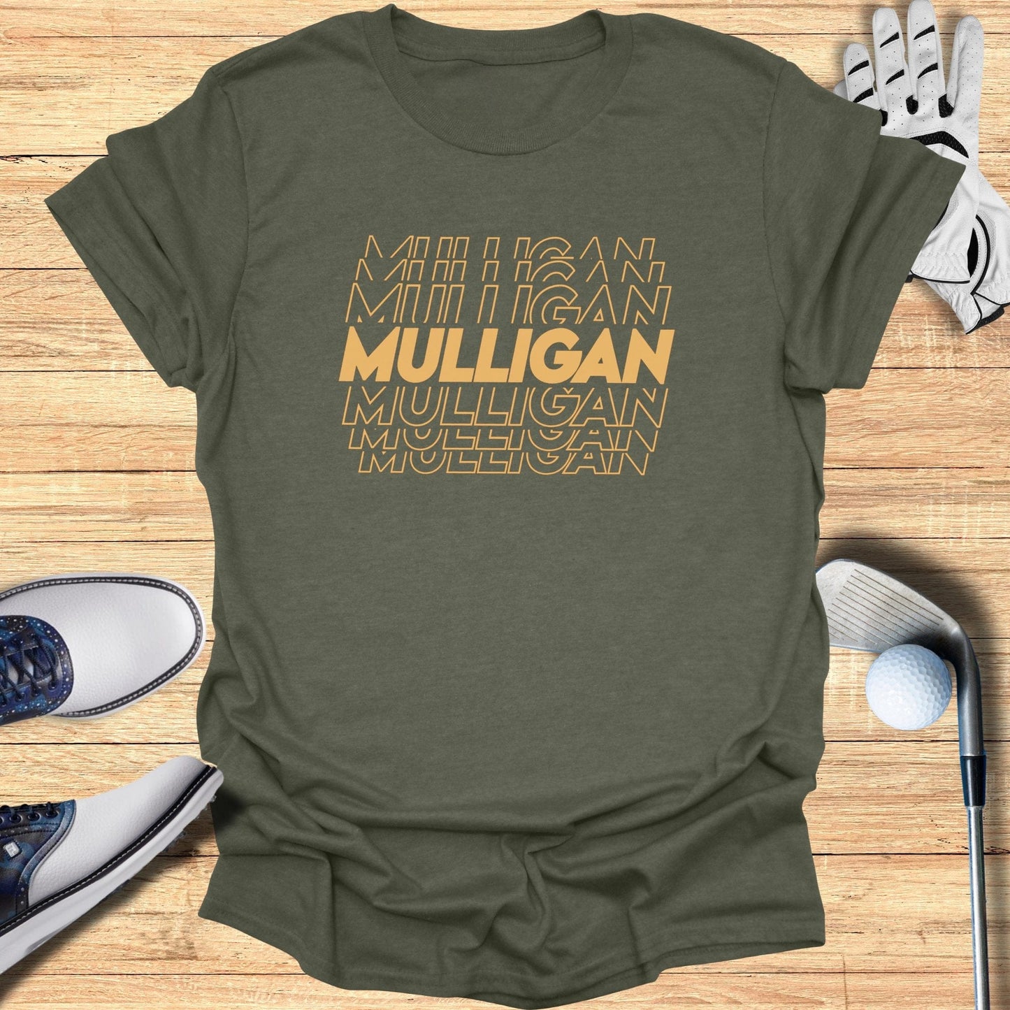 Mulligan Golf T-Shirt - Funny Golf Tee by Swing Epic