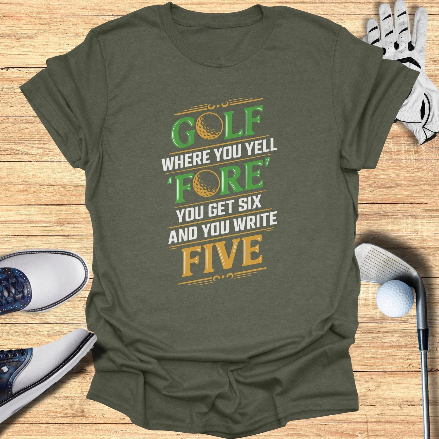 Golf Math T-Shirt - Funny Golf Tee by Swing Epic