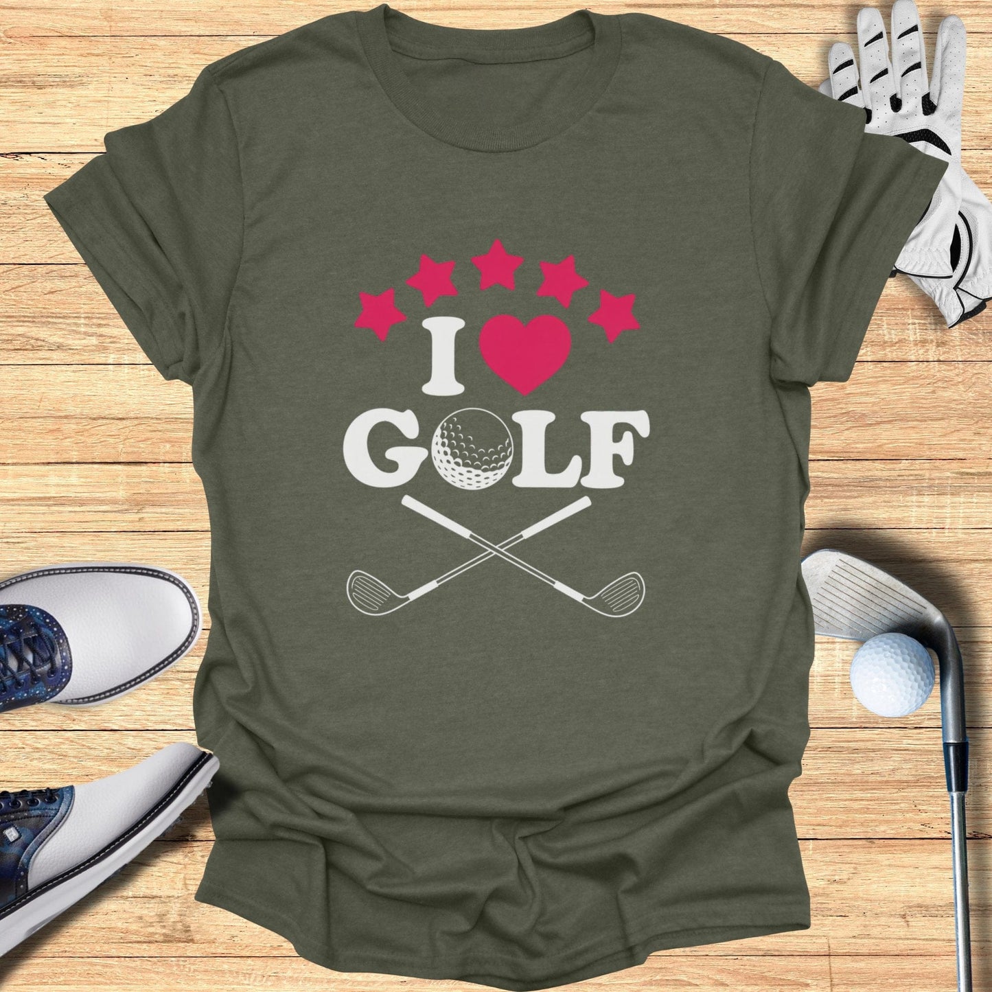 I Love Golf T-Shirt - Funny Golf Tee by Swing Epic