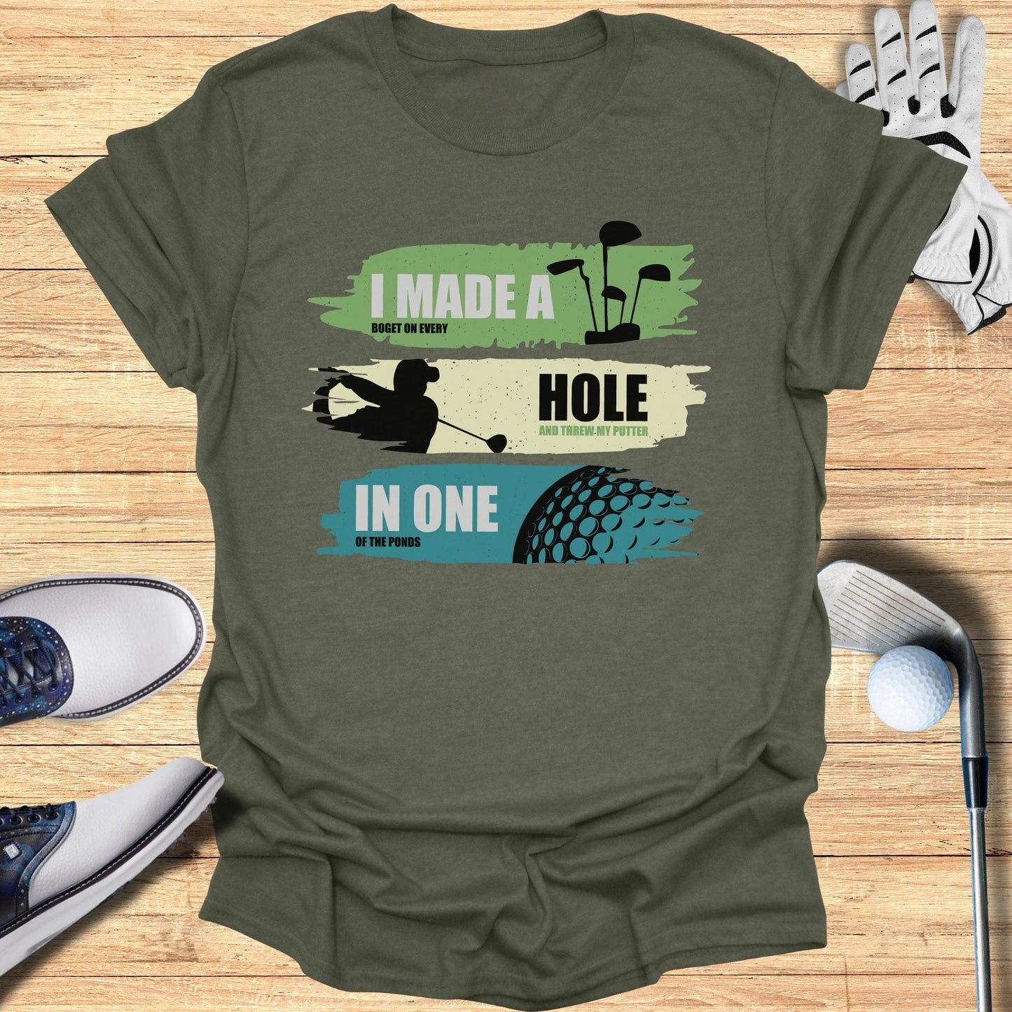 I Made A Bogey On Every Hole T-Shirt - Funny Golf Tee by Swing Epic