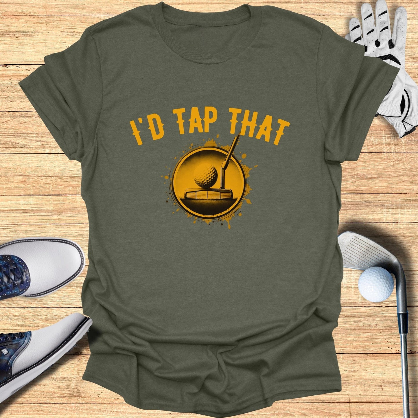 I'd Tap That T-Shirt - Funny Golf T-Shirt by SwingEpic