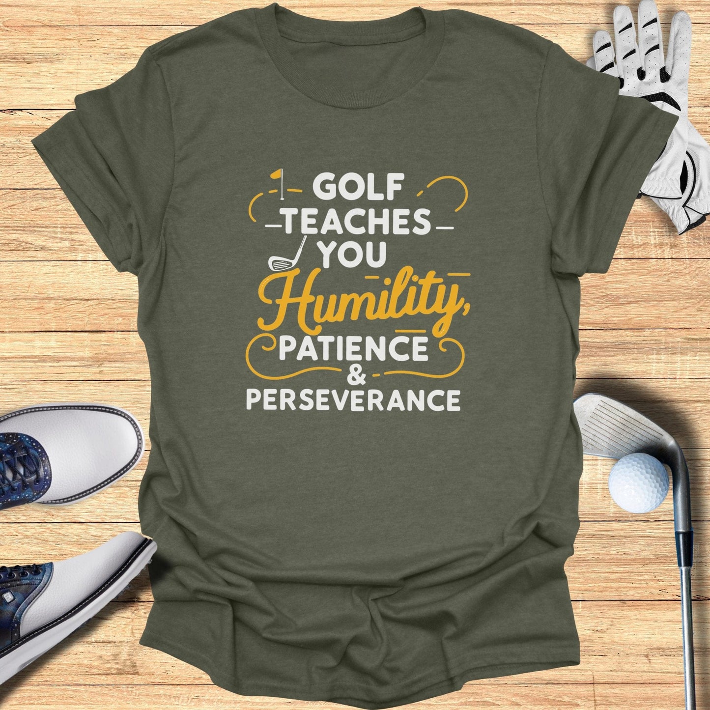 Golf Teaches You T-Shirt - Funny Golf Tee by Swing Epic