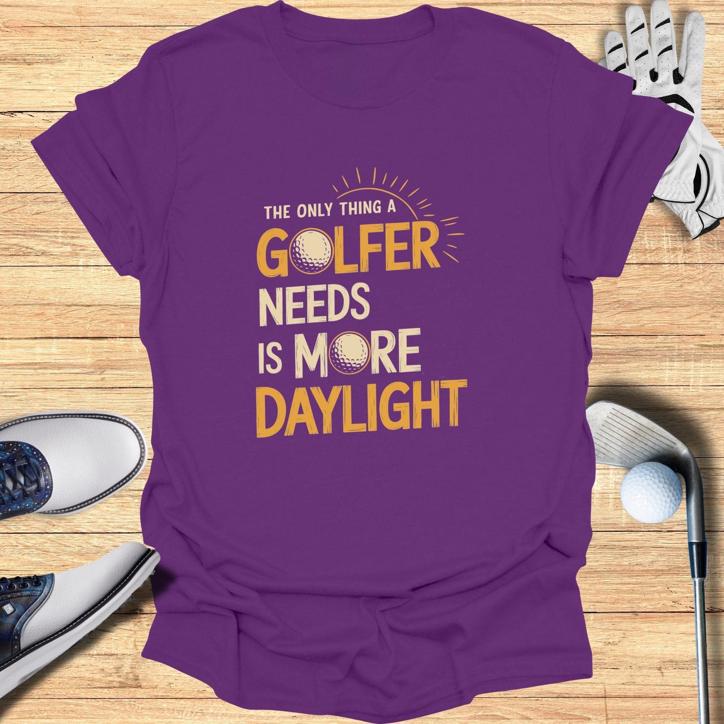 Only Thing A Golfer Needs T-Shirt - Funny Golf Tee by Swing Epic