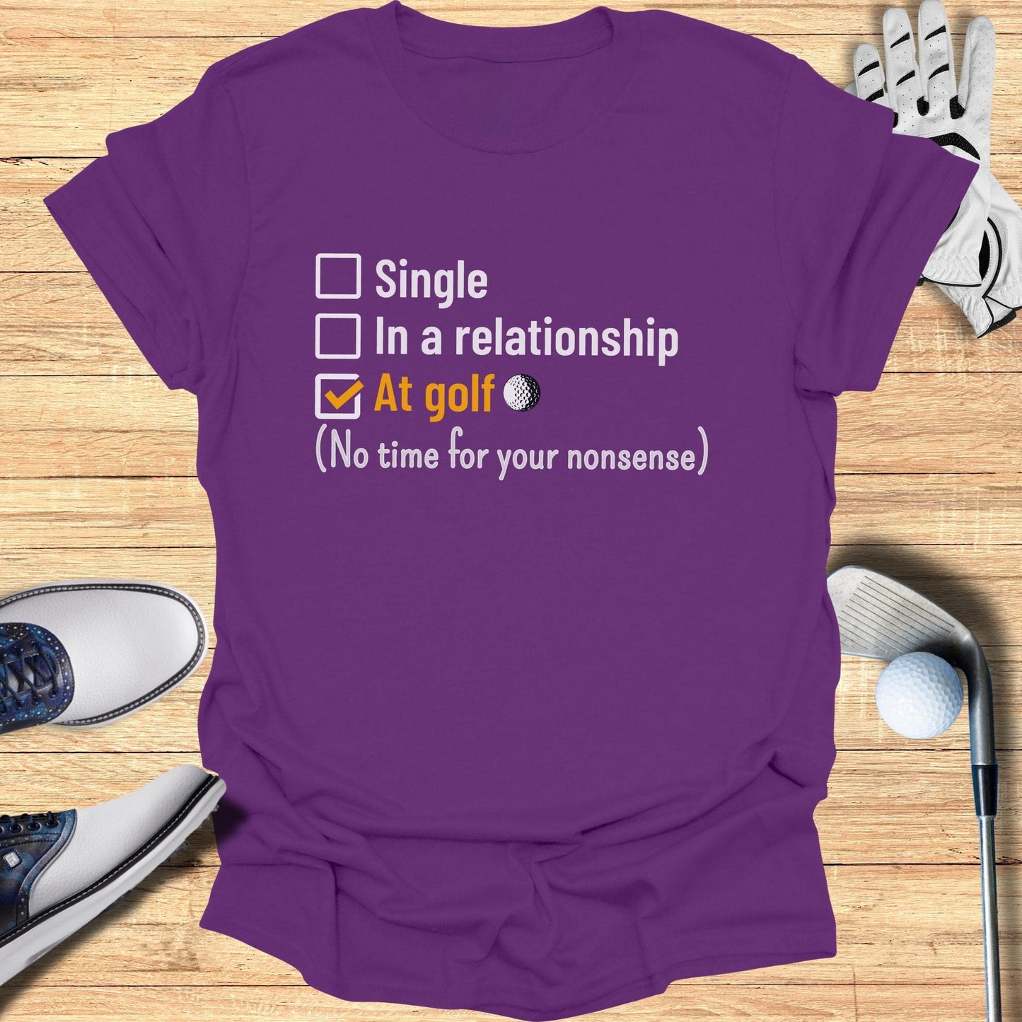 Relationship Vs Golf T-Shirt - Funny Golf Tee by Swing Epic