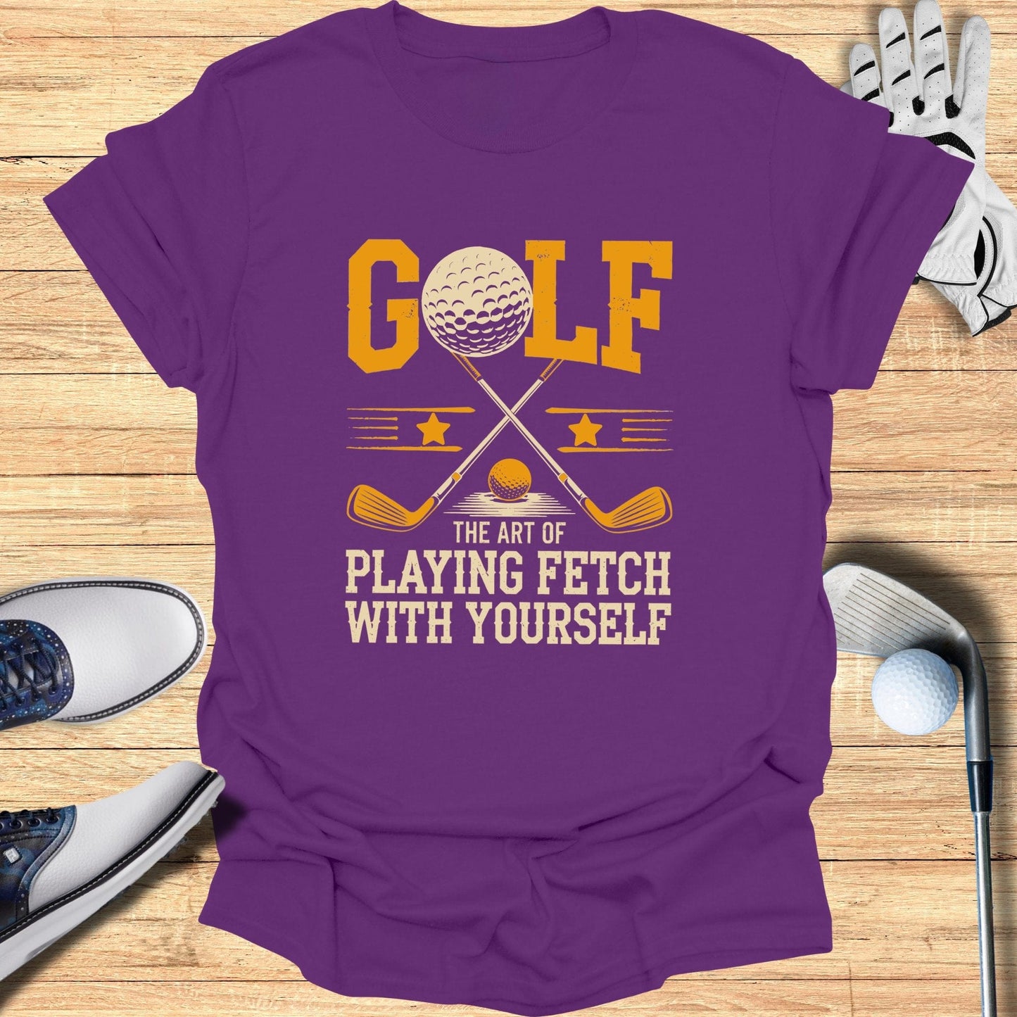 Golf The Art of Playing Fetch T-Shirt - Funny Golf Tee by Swing Epic