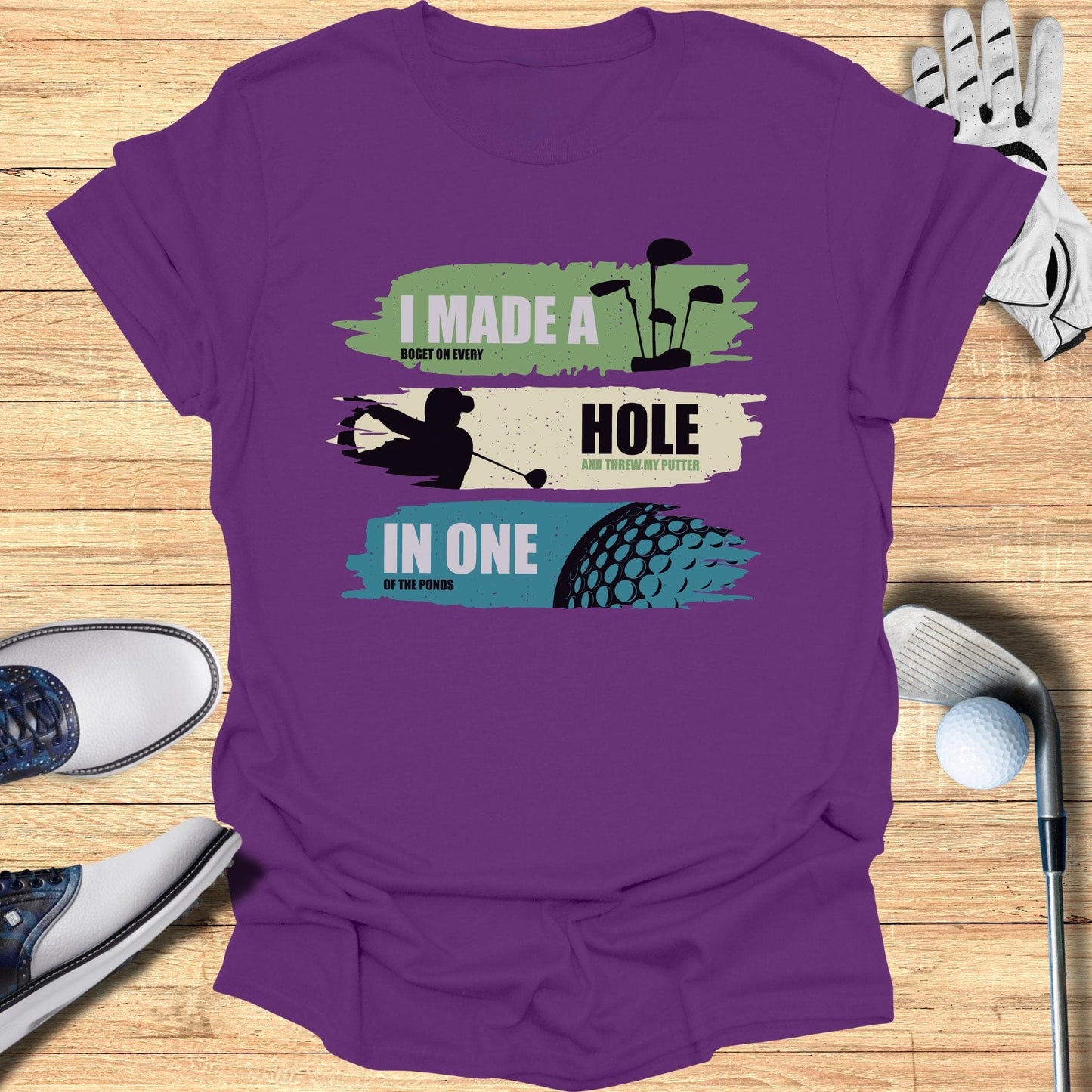 I Made A Bogey On Every Hole T-Shirt - Funny Golf Tee by Swing Epic