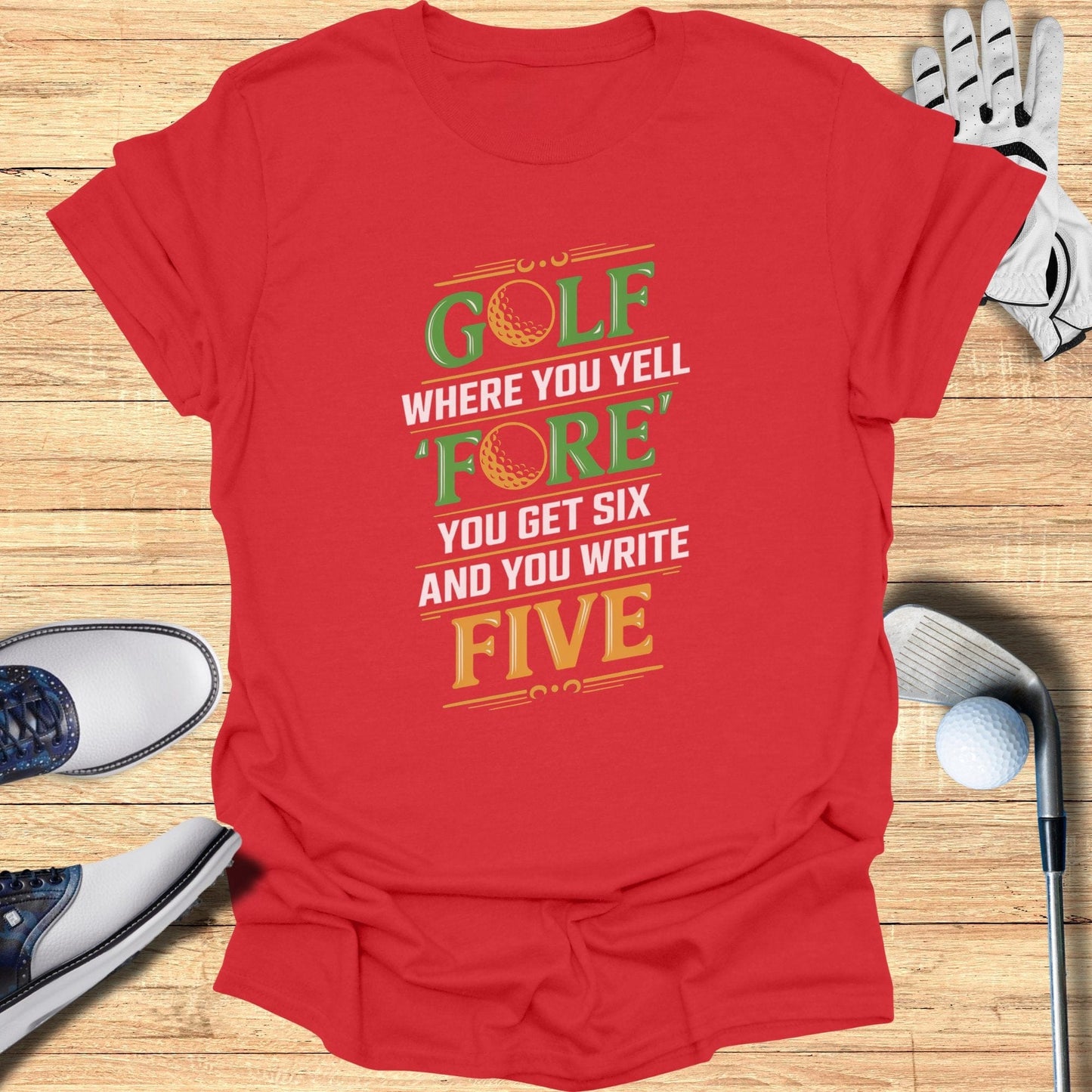 Golf Math T-Shirt - Funny Golf Tee by Swing Epic