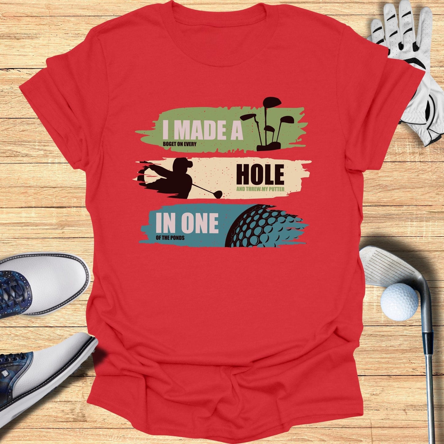 I Made A Bogey On Every Hole T-Shirt - Funny Golf Tee by Swing Epic