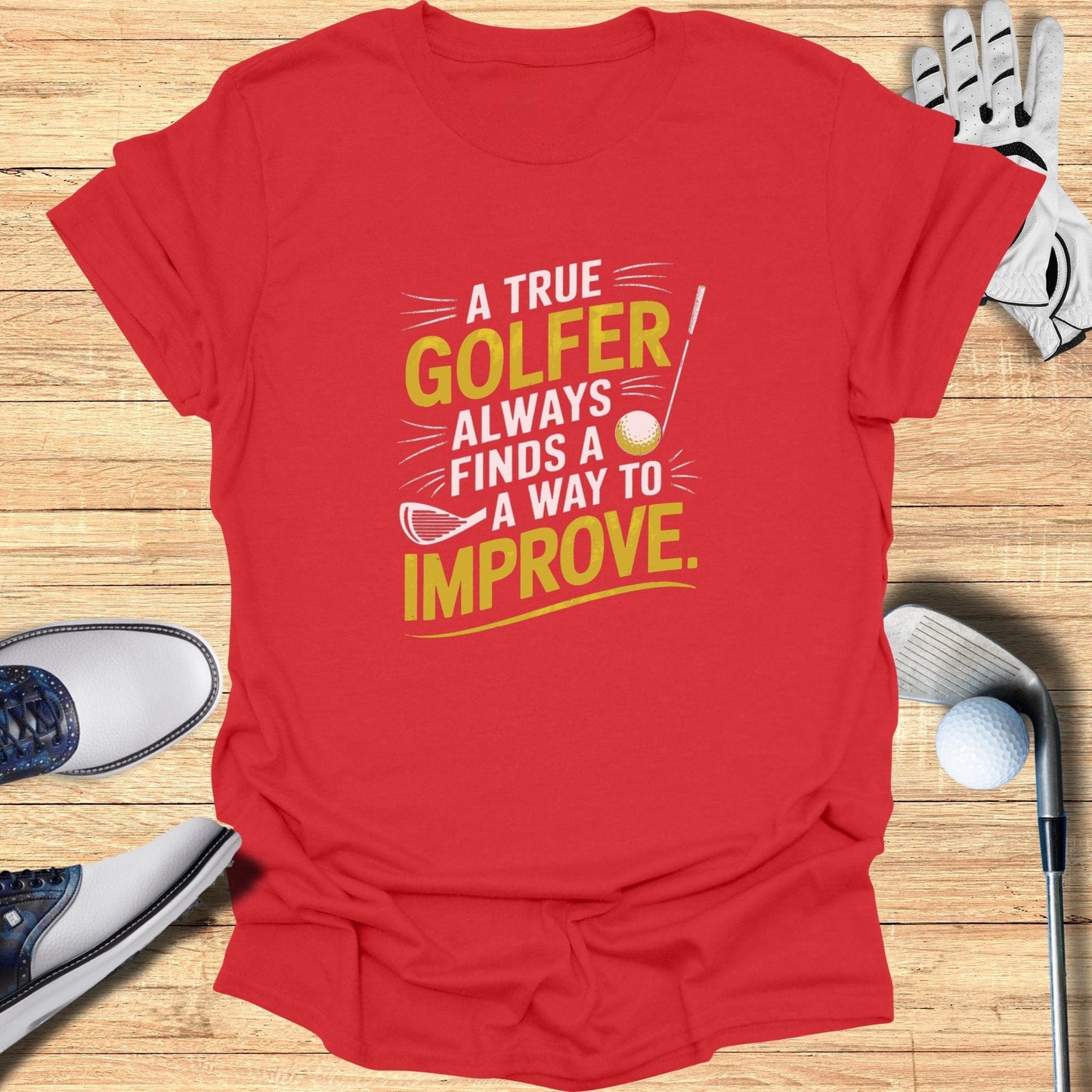 A True Golfer T-Shirt - Funny Golf Tee by Swing Epic