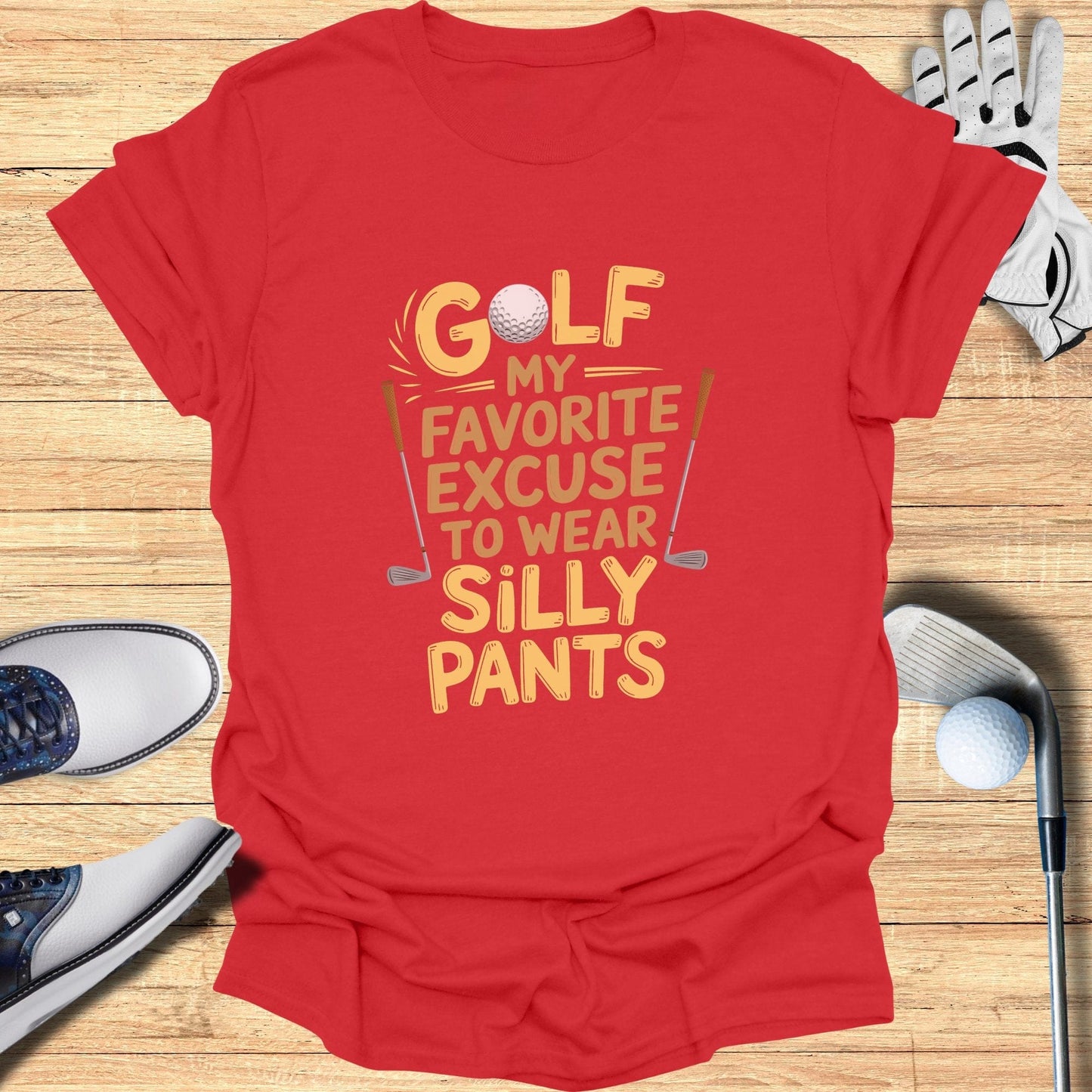 Golf My Favorite Excuse T-Shirt - Funny Golf Tee by Swing Epic
