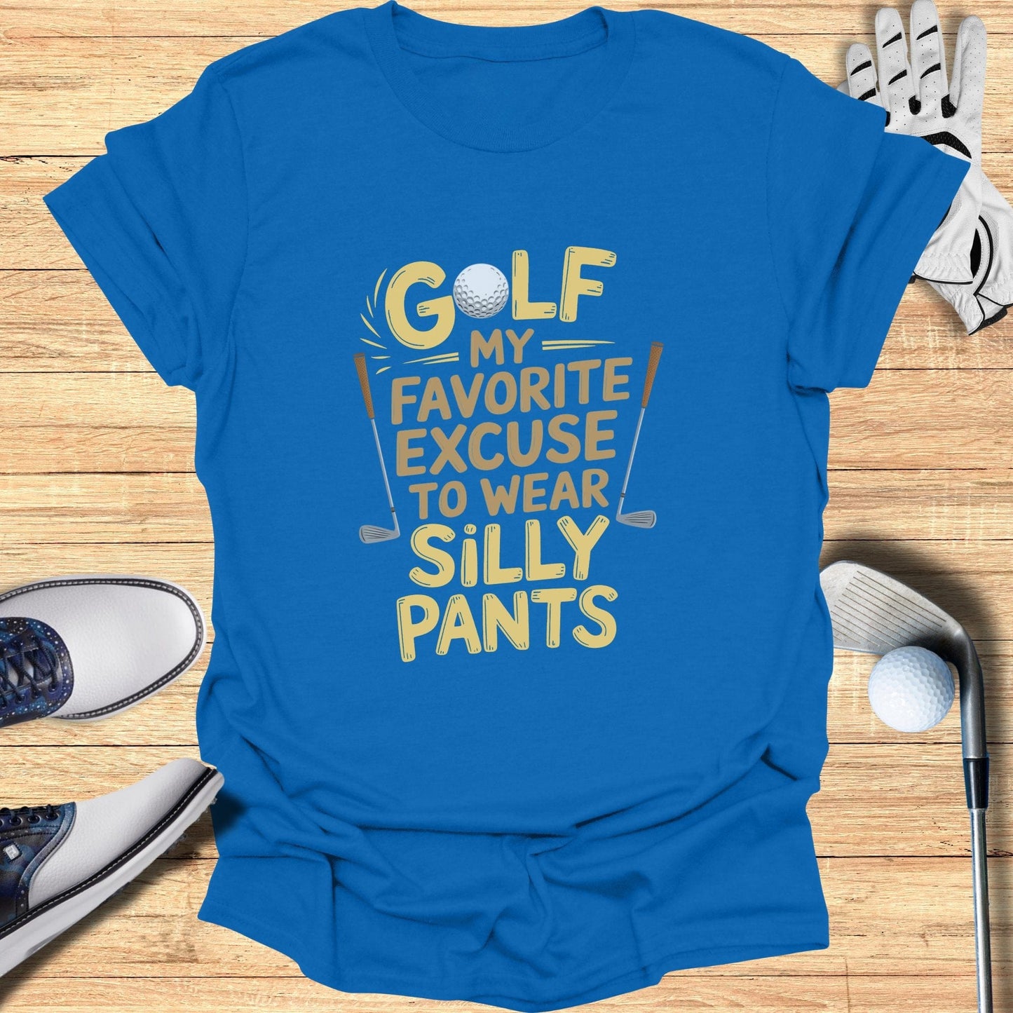 Golf My Favorite Excuse T-Shirt - Funny Golf Tee by Swing Epic