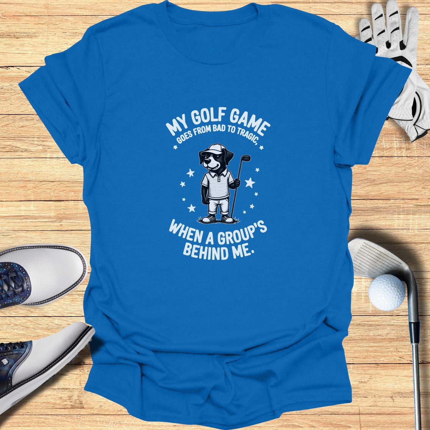 Bad to Tragic T-Shirt - Funny Golf Tee by Swing Epic