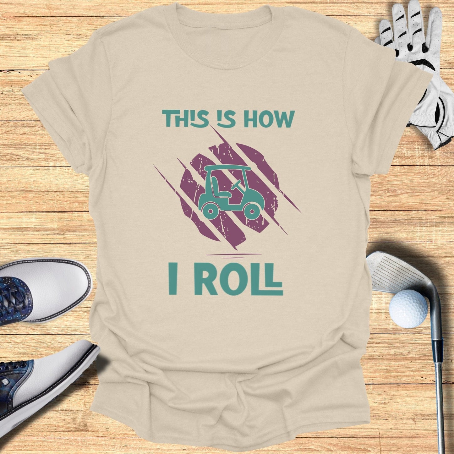 This is How I Roll T-Shirt - Funny Golf Tee by Swing Epic