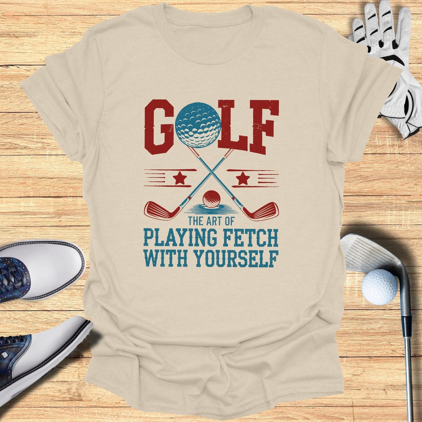 Golf The Art of Playing Fetch T-Shirt - Funny Golf Tee by Swing Epic