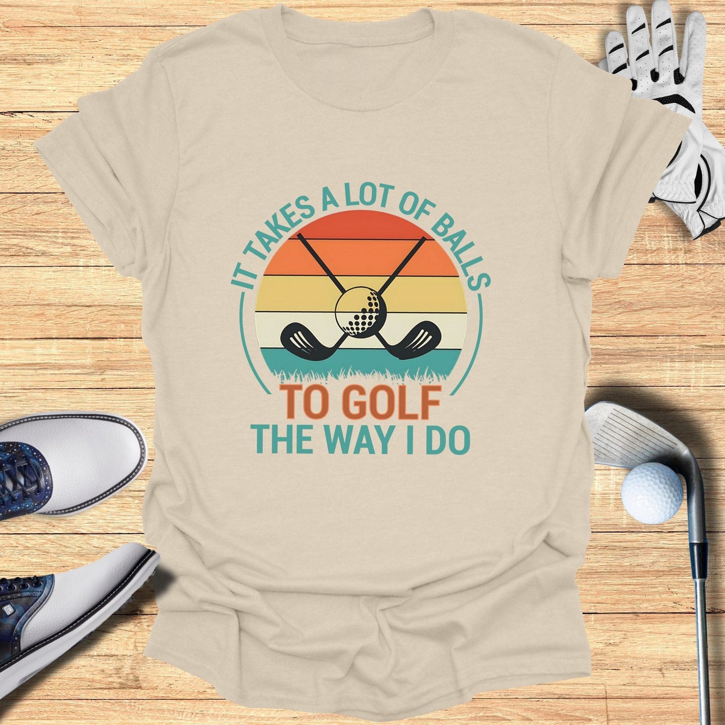 It Takes a Lot of Balls T-Shirt - Funny Golf Tee by Swing Epic